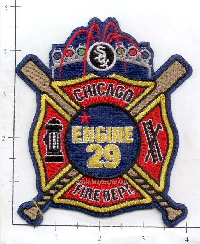 Illinois - Chicago Engine  29 Fire Dept Patch 1