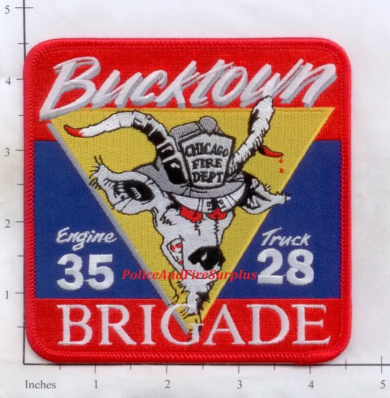 Illinois - Chicago Engine 35 Ladder 28 Fire Dept Patch 1
