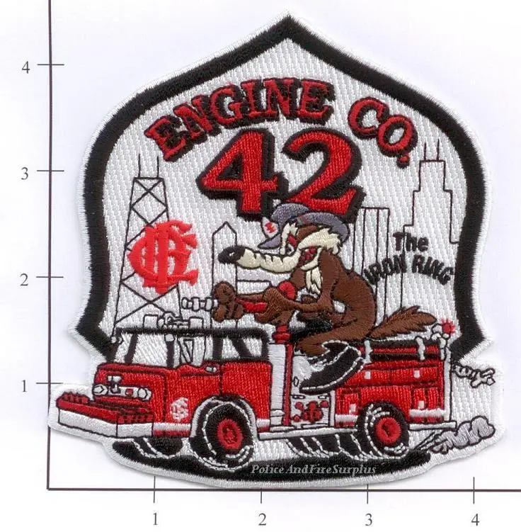 Illinois - Chicago Engine  42 Fire Dept Patch 1