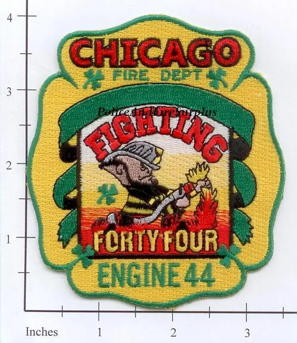 Illinois - Chicago Engine  44 Fire Dept Patch 1
