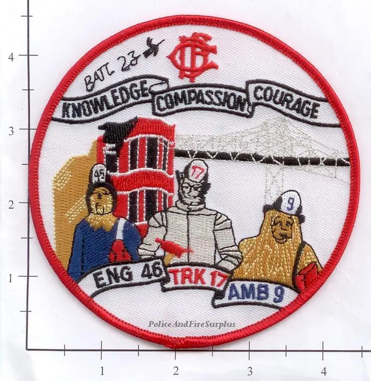 Illinois - Chicago Engine  46 Truck 17 Ambulance 9 Fire Dept Patch V1 1
