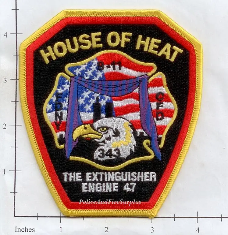 Illinois - Chicago Engine  47 Fire Dept Patch V2 1
