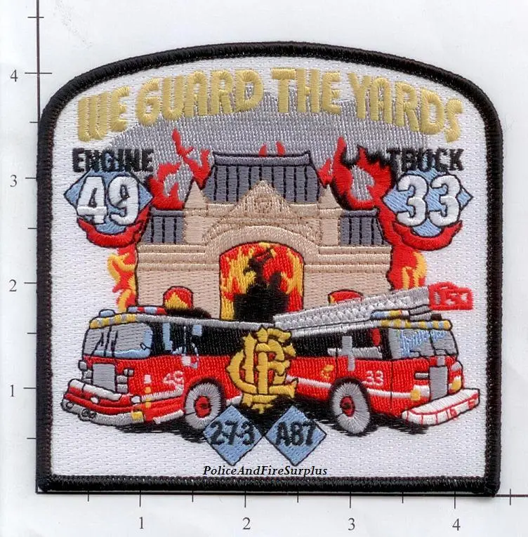 Illinois - Chicago Engine  49 Truck 33 Ambulance 87 Unit 2-7-3 Fire Dept Patch 1