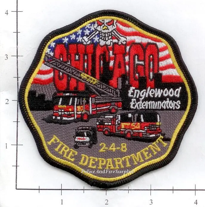 Illinois - Chicago Engine 54, Truck 20, Ambulance 14, Battalion 18 Fire Dept Patch 1