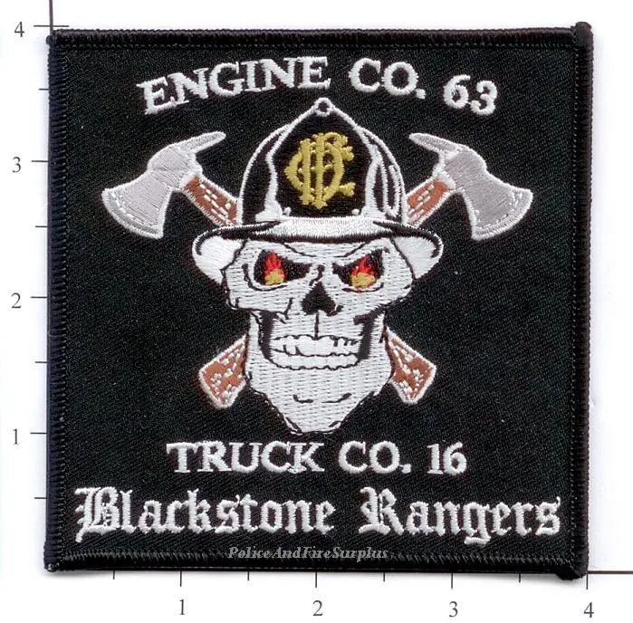 Illinois - Chicago Engine 63 Truck 16 Fire Dept Patch V1 1