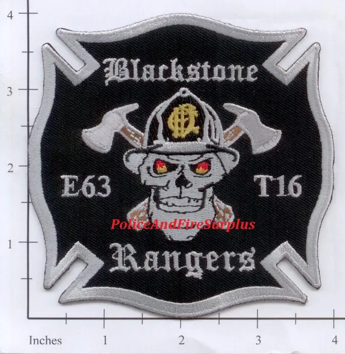 Illinois - Chicago Engine  63 Truck 16 Fire Dept Patch V2 1