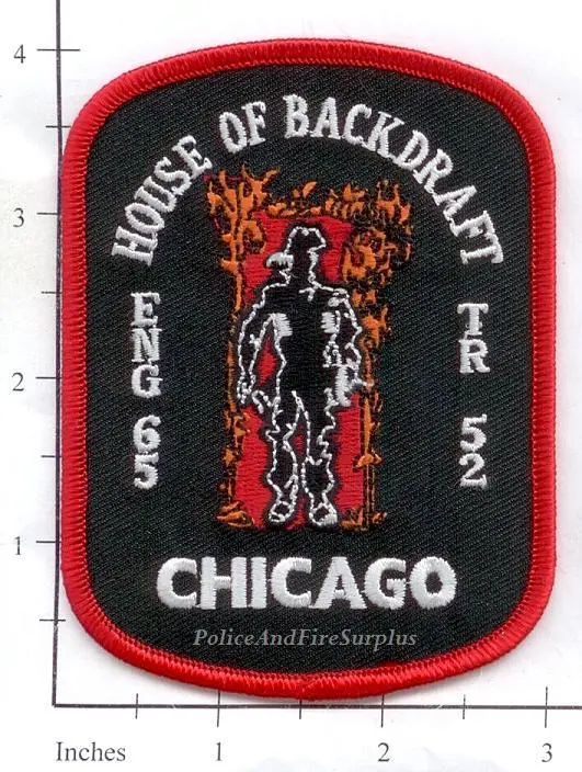 Illinois - Chicago Engine  65 Truck 52 Fire Dept Patch 1