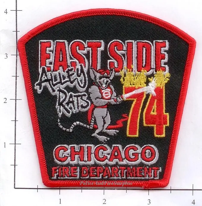Illinois - Chicago Engine  74 Fire Dept Patch 1