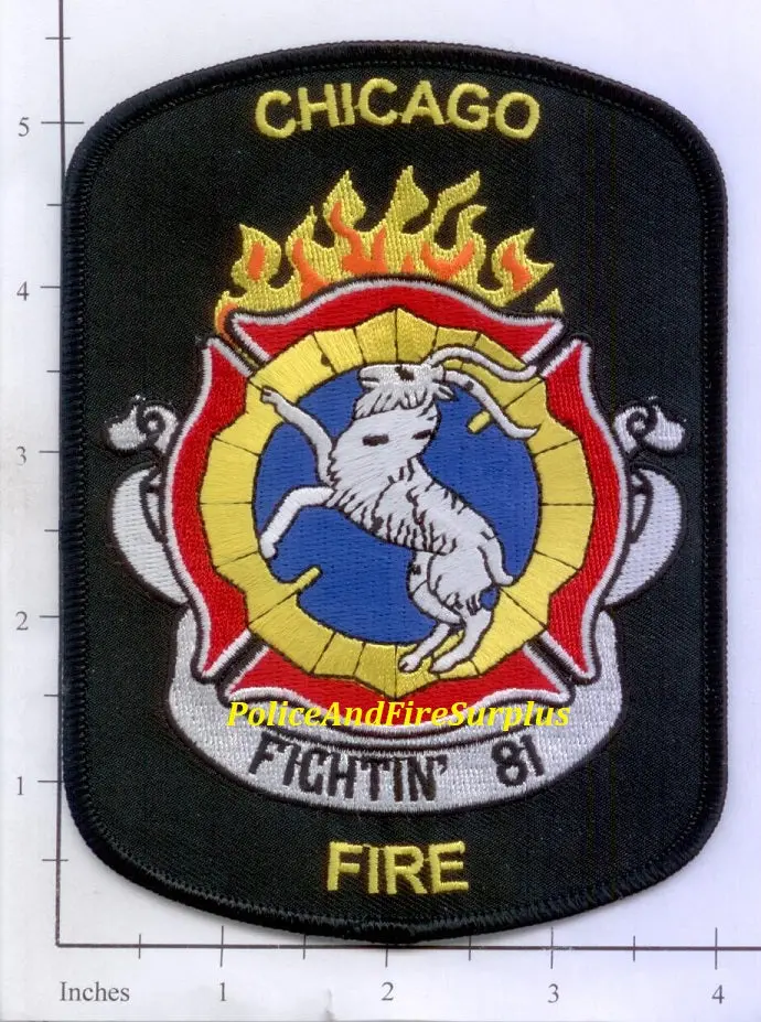 Illinois - Chicago Engine  81 Fire Dept Patch V2 1