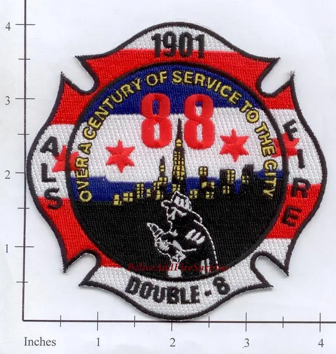 Illinois - Chicago Engine  88 Fire Dept Patch 1