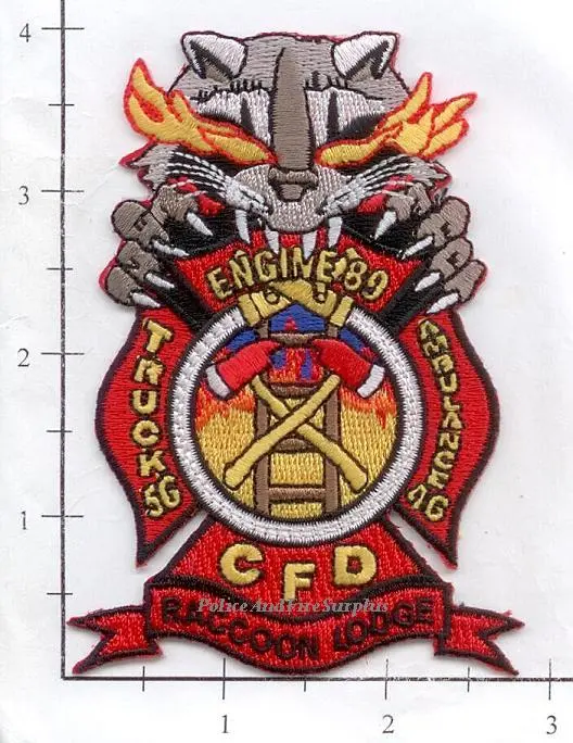 Illinois - Chicago Engine 89, Truck 56, Ambulance 46 Fire Dept Patch V2 1