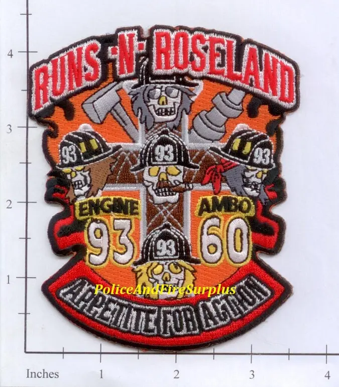 Illinois - Chicago Engine  93 Ambulance 60 Fire Dept Patch V1 1