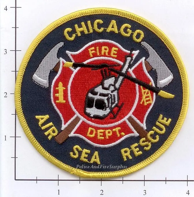 Illinois - Chicago  Fire Dept Patch Air Sea Rescue 1