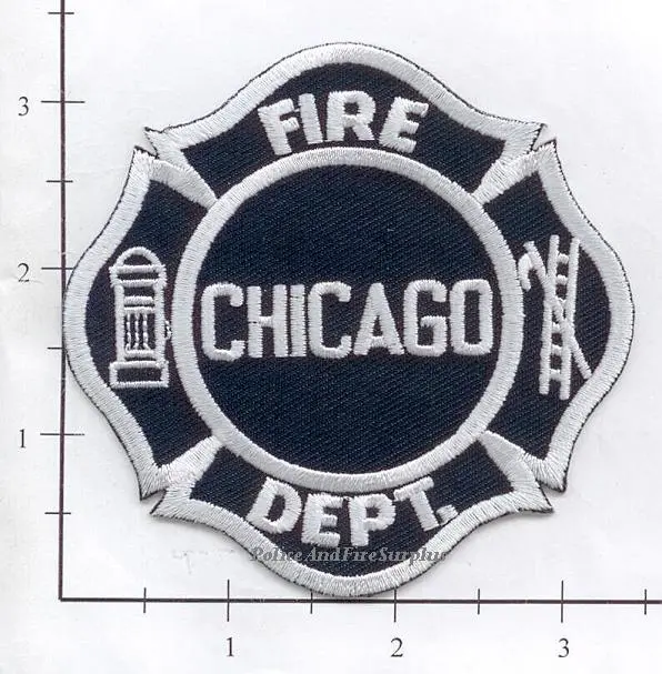 Illinois - Chicago  Fire Dept Patch V4 - Blue 1