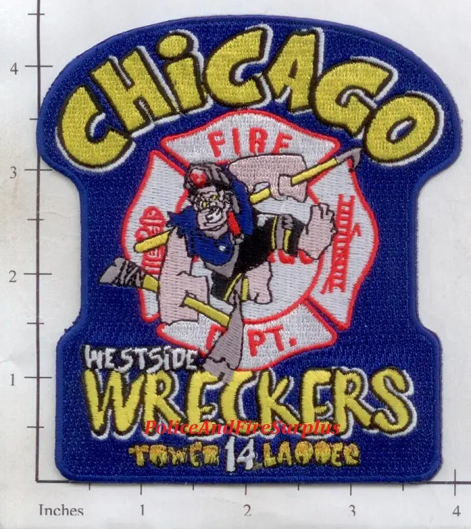 Illinois - Chicago Ladder 14 Fire Dept Patch 1