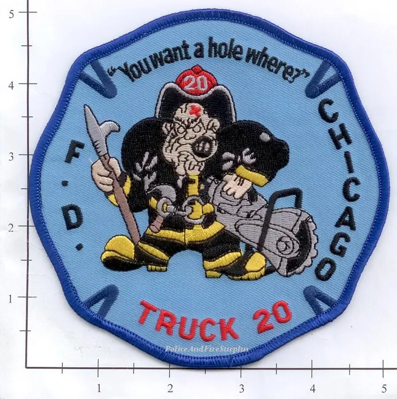 Illinois - Chicago Ladder 20 Fire Dept Patch 1