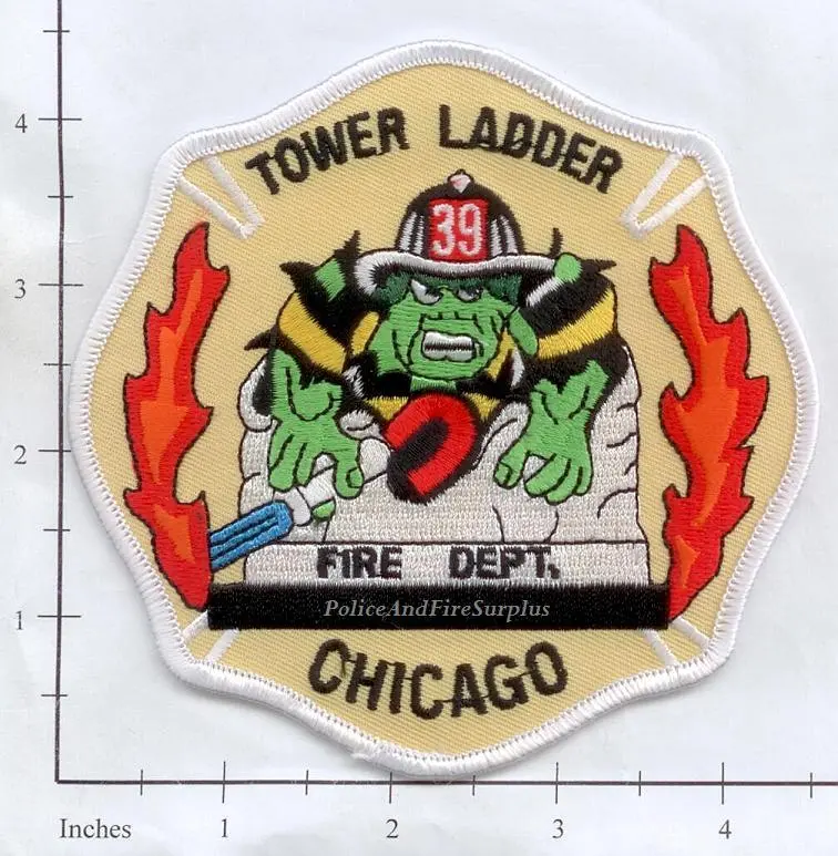 Illinois - Chicago Ladder 39 Fire Dept Patch 1
