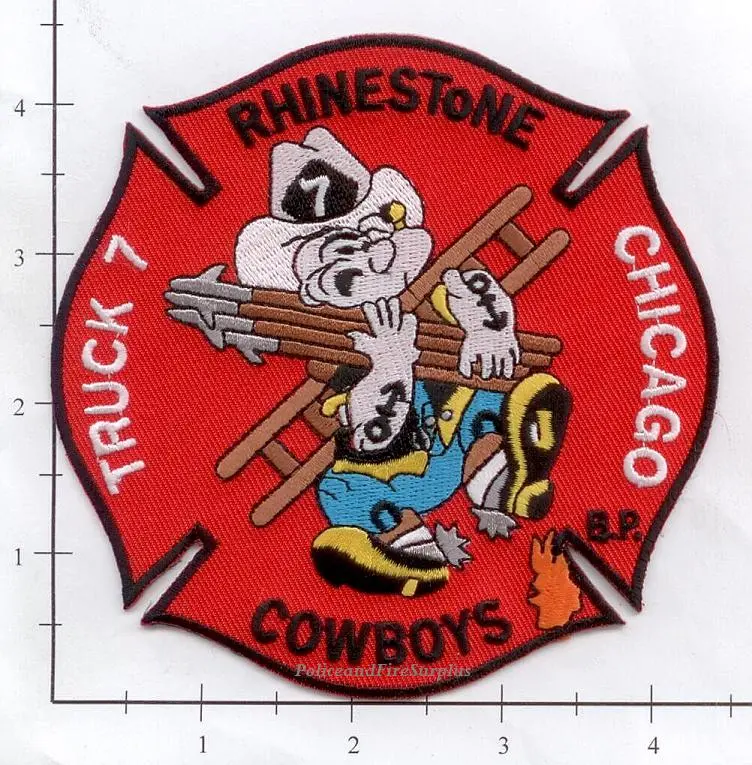 Illinois - Chicago Ladder  7 Fire Dept Patch V1 1
