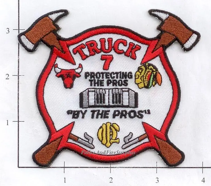 Illinois - Chicago Ladder  7 Fire Dept Patch V2 1