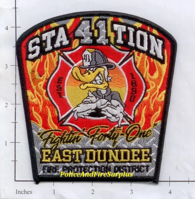 Illinois - East Dundee Station 41 Fire Dept Patch 1