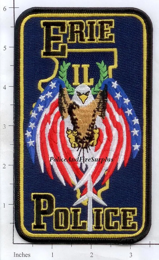 Illinois - Erie Police Dept Patch 1