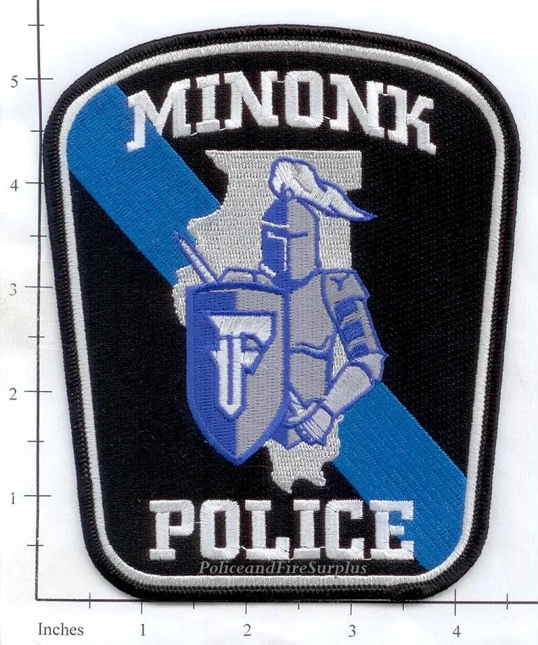 Illinois - Minonk Police Dept Patch 1