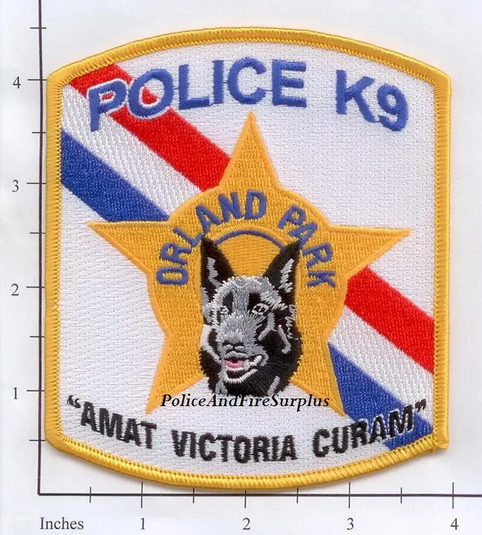 Illinois - Orland Park K-9 Police Dept Patch 1