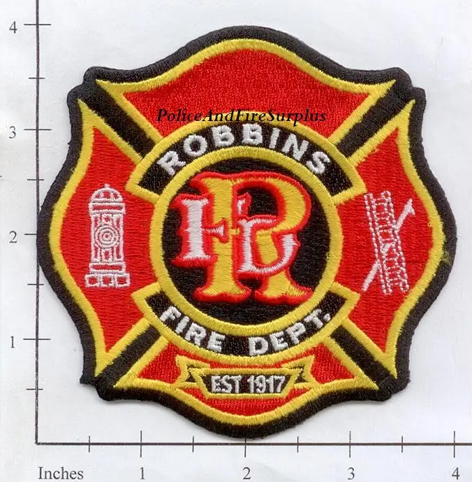 Illinois - Robbins Fire Dept Patch 1