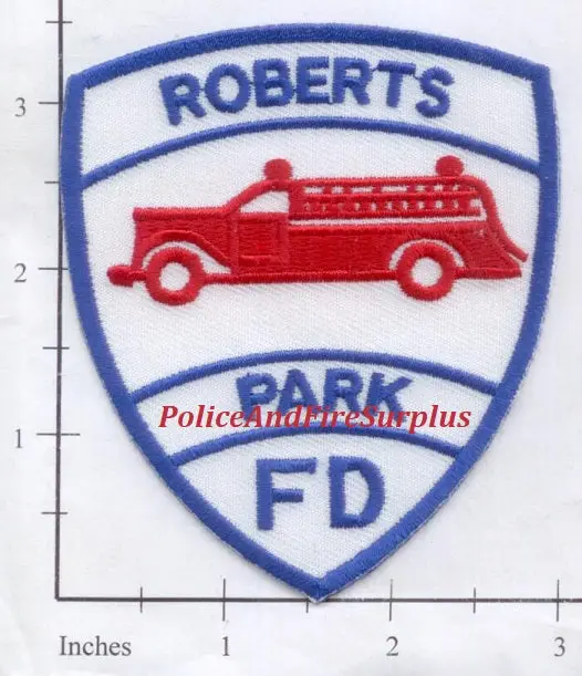 Illinois - Roberts Park Fire Dept Patch 1