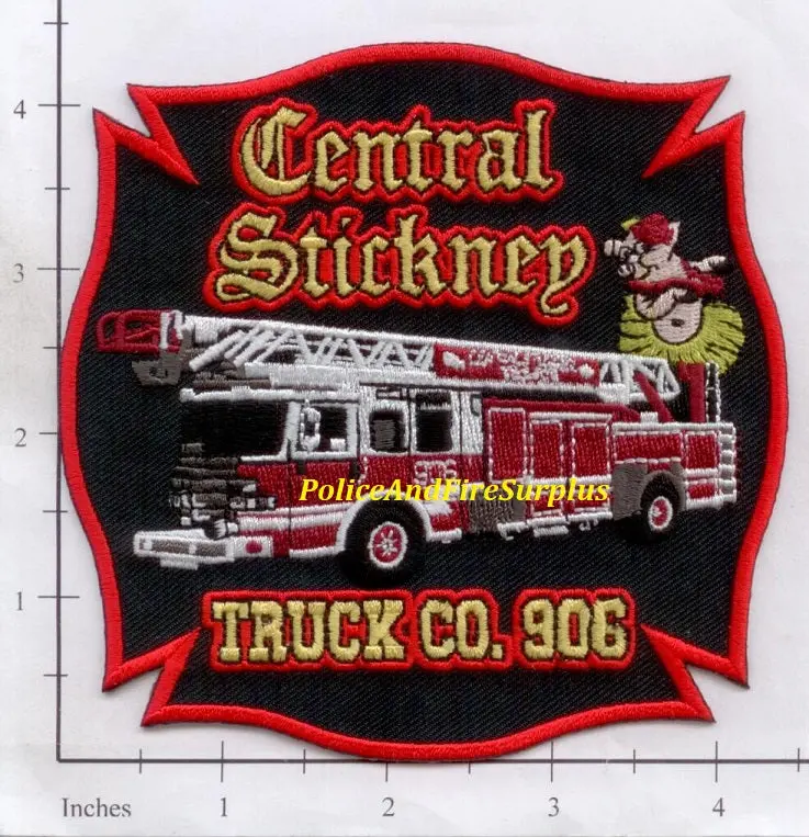 Illinois - Stickney Truck Co 906 Fire Dept Patch V1 1