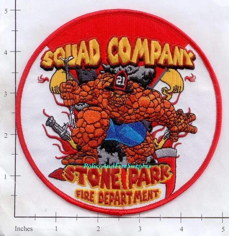 Illinois - Stone Park Squad Company 21 Fire Dept Patch 1