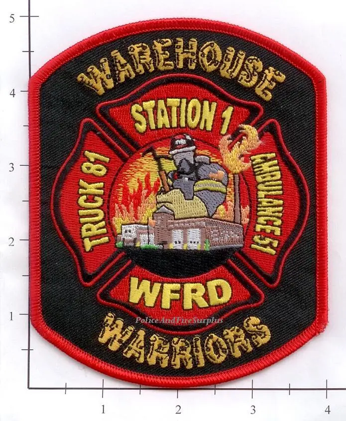 Illinois - Woodstock Station 1 Fire Dept Patch 1