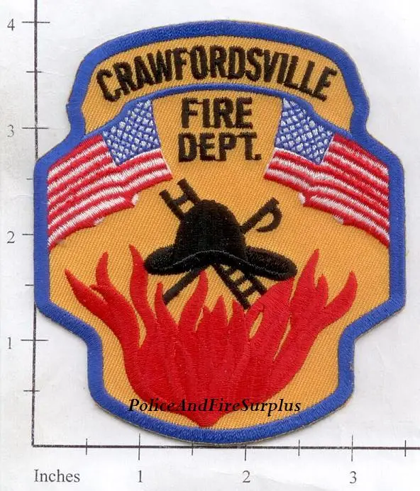 Indiana - Crawfordsville Fire Dept Patch V1 1