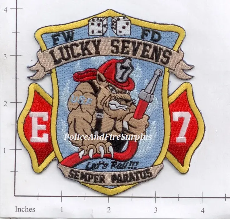 Indiana - Fort Wayne Engine 7 Fire Dept Patch 1