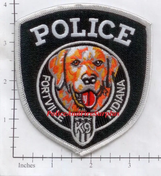Indiana - Fortville K-9 Police Dept Patch 1