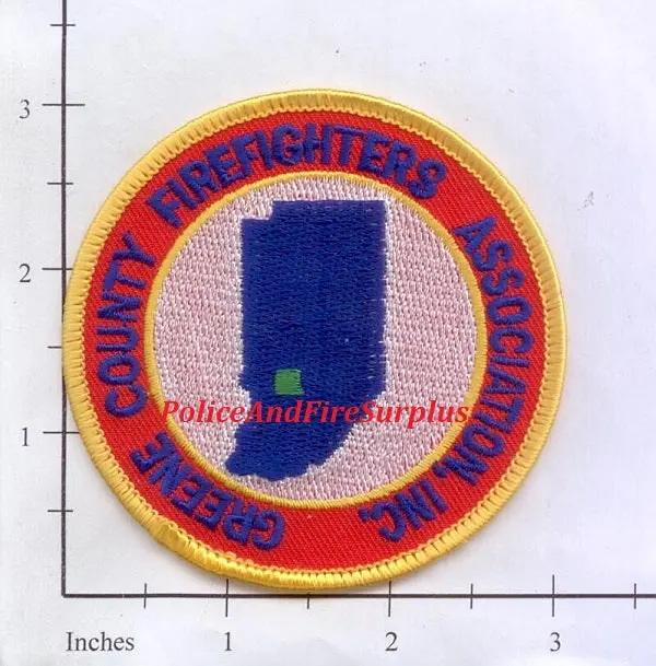 Indiana - Green County Firefighters Association Inc Patch 1