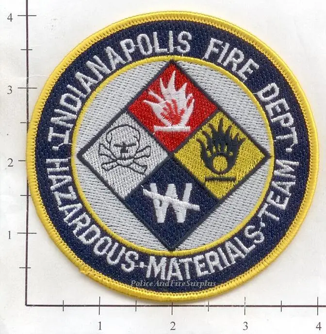 Indiana - Indianapolis Hazardous Materials Team Fire Dept Patch 1