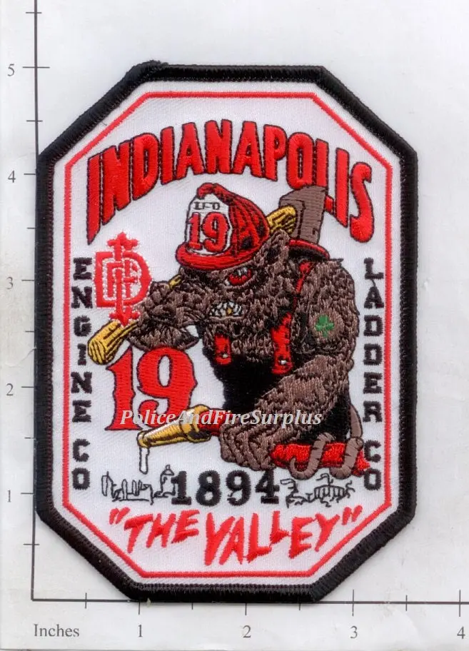 Indiana - Indianapolis Station 19 Fire Dept Patch 1