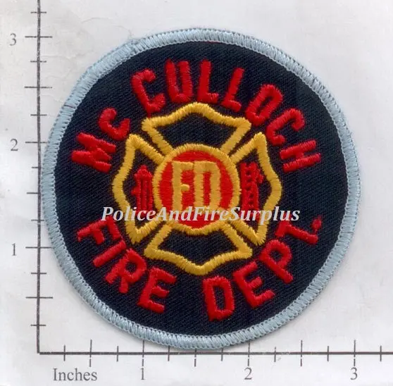Indiana - Mcculloch Fire Dept Patch 1