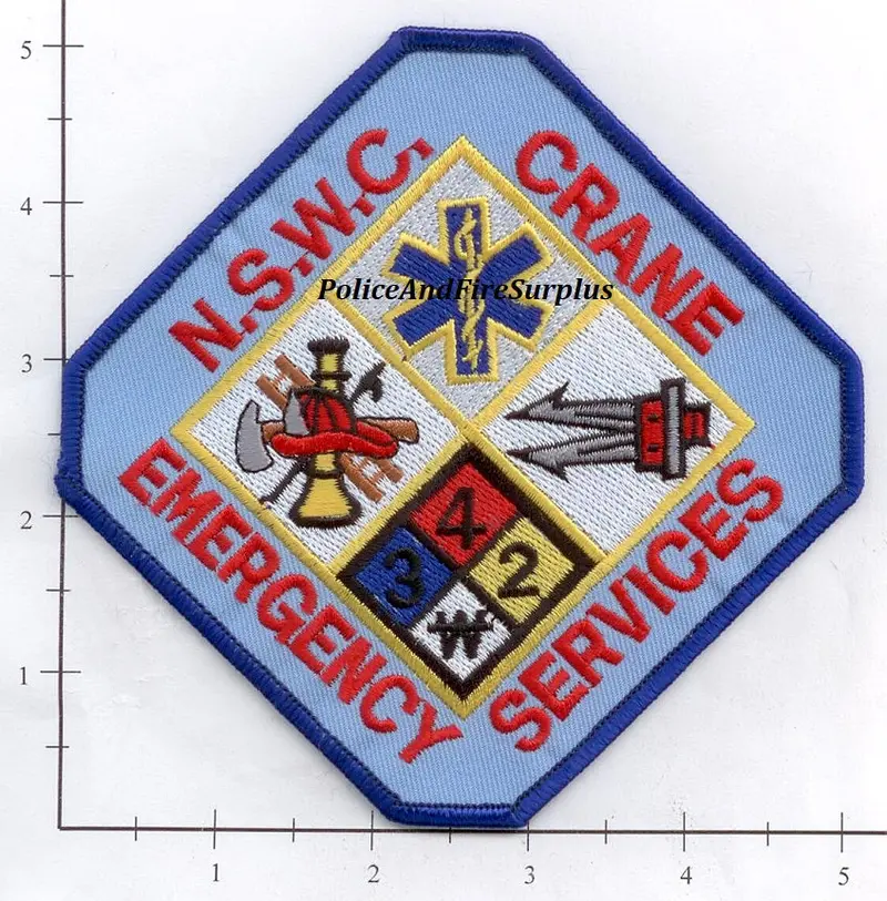 Indiana - Naval Surface Warfare Center Crane Emergency Services Patch 1