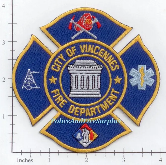 Indiana - Vincennes Fire Dept Patch 1