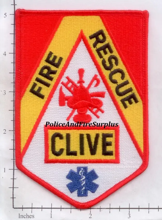 Iowa - Clive Fire Rescue Patch 1