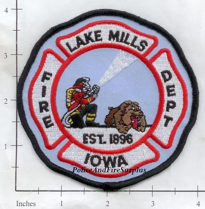 Iowa - Lake Mills Fire Dept Patch 1