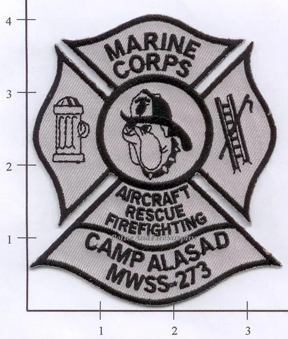 Iraq - Al Asad Mwss 273 Marine Corps Aircraft Firefighting Dept Patch 1