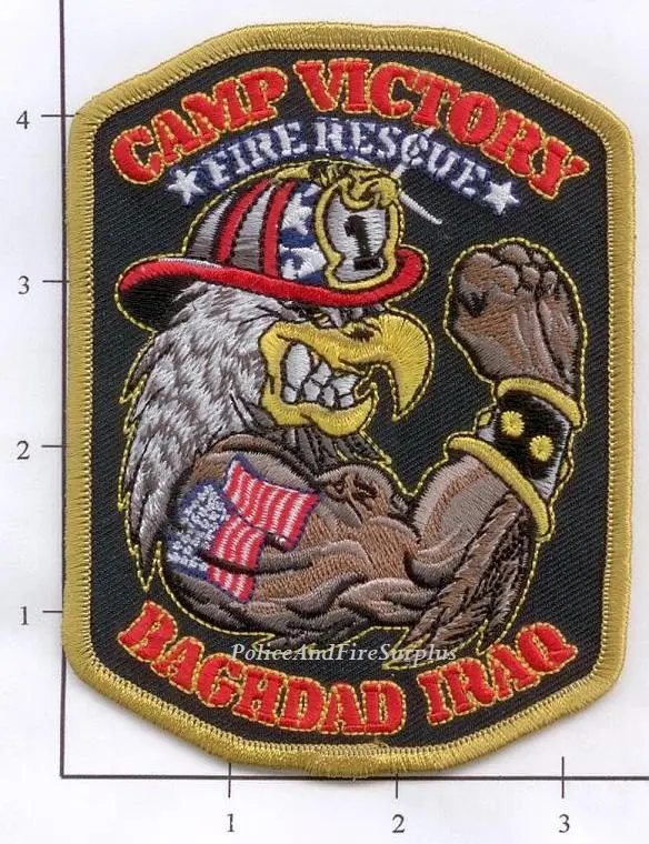 Iraq - Camp Victory Camp 1 Fire Rescue Patch 1