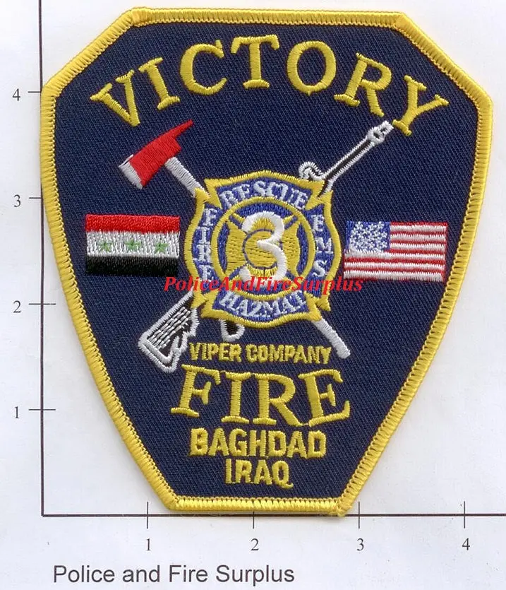 Iraq - Camp Victory Viper Company Fire Dept Patch V2 1