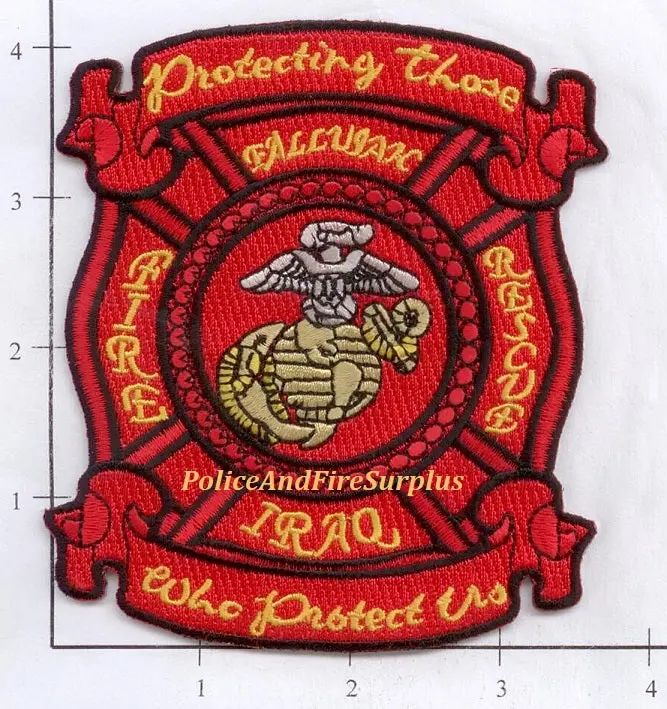 Iraq - Fallujuah Fire Rescue Fire Dept Patch 1