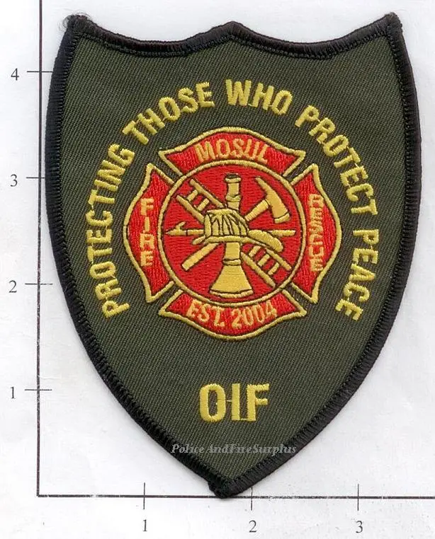 Iraq - Mosul Fire Rescue Patch 1