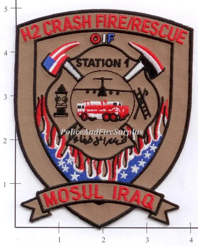 Iraq - Mosul H2 Crash Fire Rescue Station 1 Fire Dept Patch V1 1
