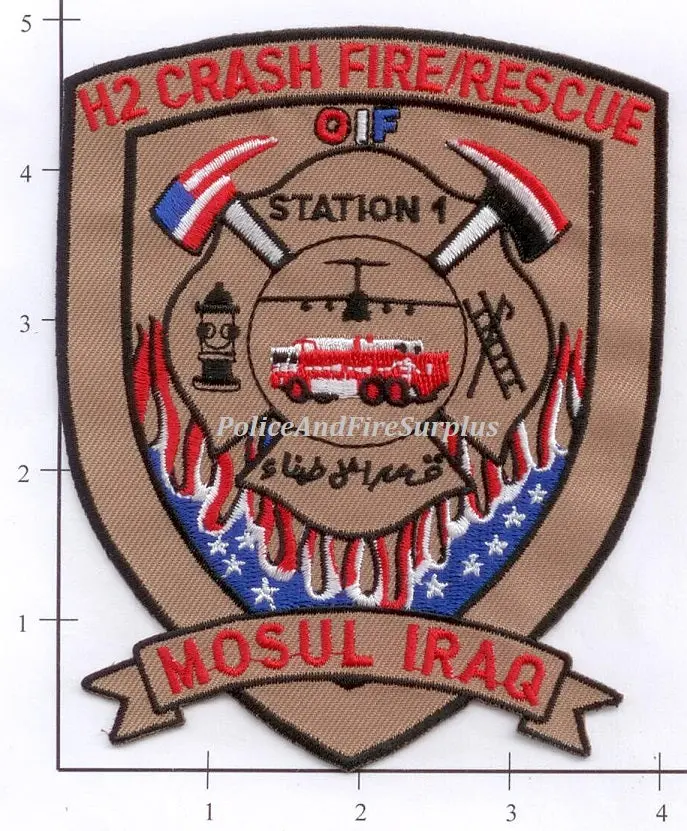 Iraq - Mosul H2 Crash Fire Rescue Station 1 Fire Dept Patch V2 1